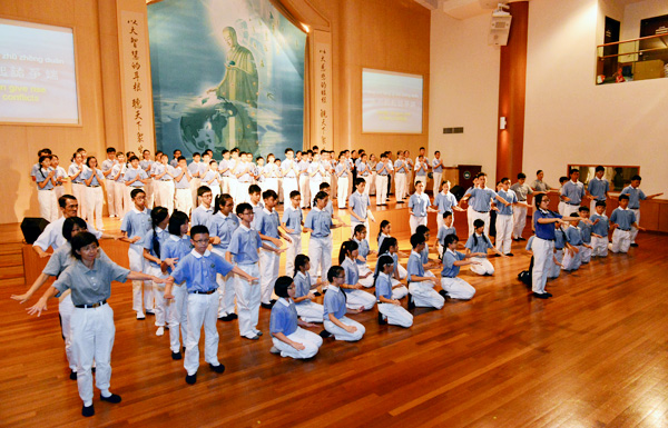 Tzu Chi Teenagers’ Class Present“The Four Evil Karmas of Speech”and Apply Them to Daily Life